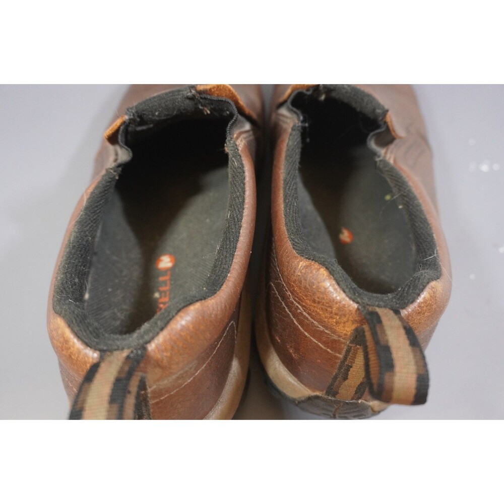 Merrell Jungle Moc Leather Mahogany Brown Shoes Loafers J39817 Men's Size 11 - Picture 6 of 7